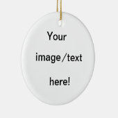 Creëer uw eigen kerstsieraad! keramisch ornament (Rechts)