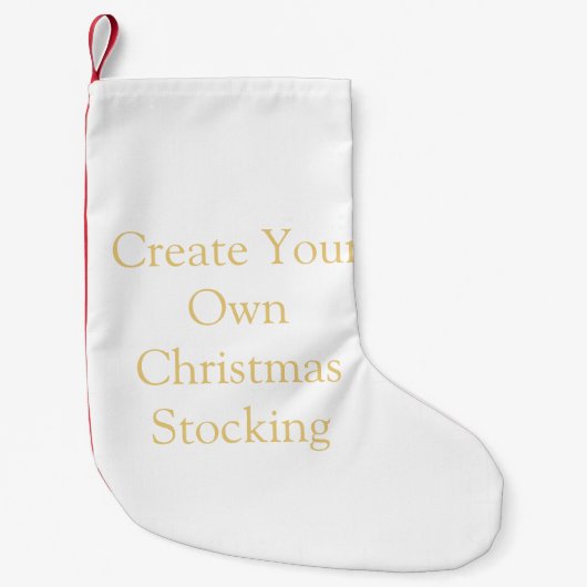 Creëer Uw eigen kerststop Kleine Kerstsok (Voorkant)