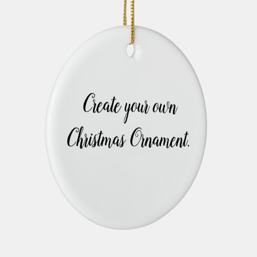 Creëer Uw eigen kerstversiering Keramisch Ornament (Rechts)