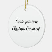 Creëer Uw eigen kerstversiering Keramisch Ornament (Links)