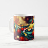 Creëer Uw eigen kerstversieringen Koffiemok (Voorkant links)