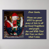 Creëer Uw eigen kerstwens voor het WIFI-Poster Poster (Voorkant)