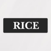 Creëer Uw eigen keukenproduct voor aangepaste toep Labels (Design 1)