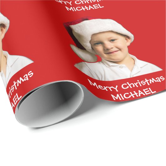 Creëer Uw eigen Kind Aangepaste foto Cadeaupapier (Rol Hoek)