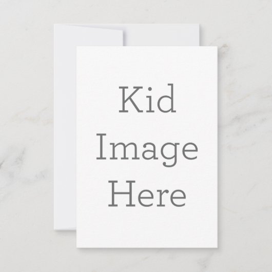 8.9 x 12.7 cm Enkele bedankkaart (Voorkant)