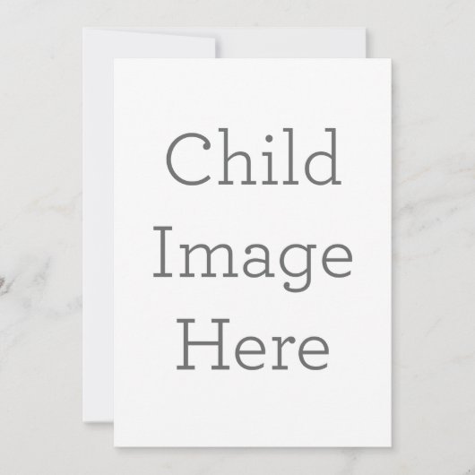 Enkele uitnodiging, Maat: 12,7 x 17,8 cm, Papier: Signature Mat, Enveloppen: Wit (Voorkant)