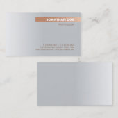 Creëer Uw eigen klasje Moderne Premium-zijderoute Visitekaartje (Voorkant / Achterkant)