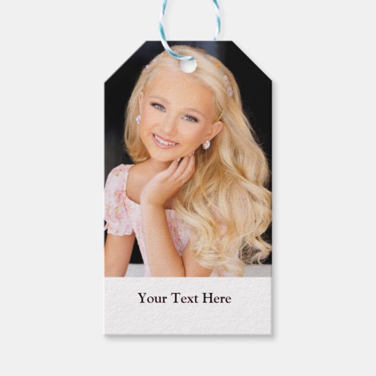 Creëer uw eigen kleur cadeau labels! cadeaulabel (Voorkant)