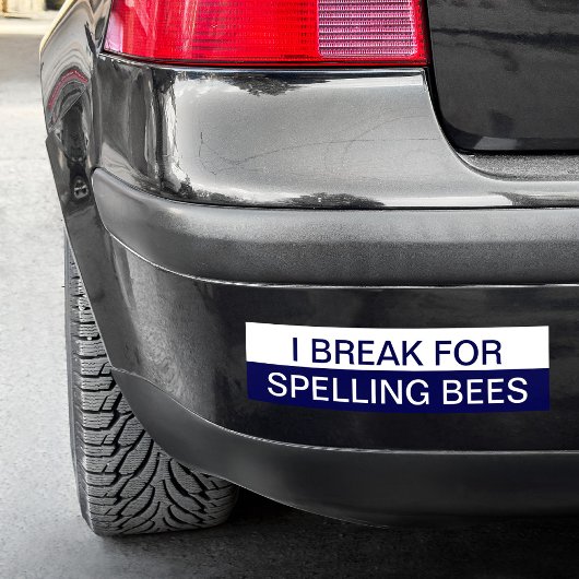Creëer uw eigen kleurenblok bumpersticker