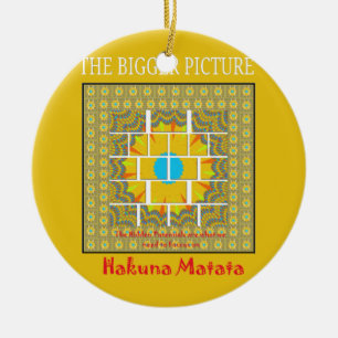 Creëer Uw eigen, kleurrijke afbeelding Keramisch Ornament