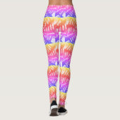Creëer Uw eigen kleurrijke All-over Print Leggings (Achterkant)