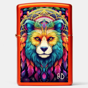 Creëer Uw eigen kleurrijke Boho Wolf Totem Animal