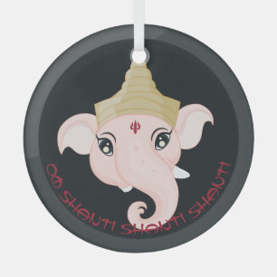 Creëer Uw eigen kleurrijke Ganesh Glas Ornament