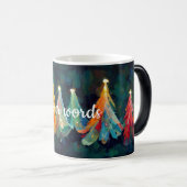 Creëer Uw eigen kleurrijke kerstbomen Magische Mok (Voorkant rechts)