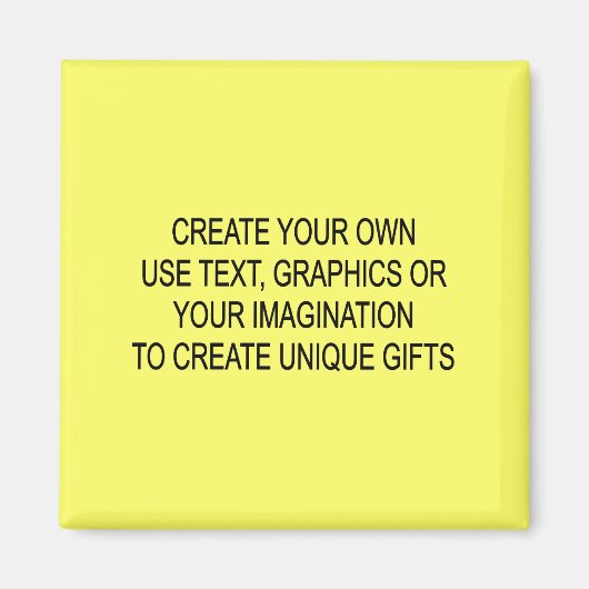 Creëer Uw eigen koelkastmagneten Magneet (Voorkant)