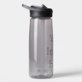 Personaliseerbare Waterfles Stijl: CamelBak Eddy®, Maat: Waterfles (739 ml), Kleur: Houtskool (Rechts)