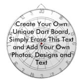 Creëer Uw eigen kunstbord Dartbord (Voorkant)
