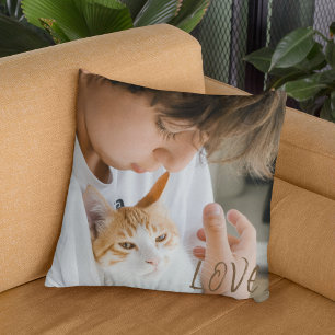 Creëer uw eigen l Schattigee Dog Pet Lover Foto Kussen