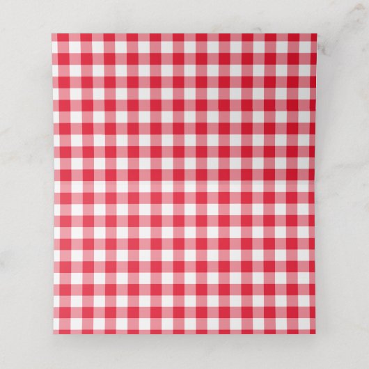 Creëer Uw eigen land Gingham (Binnenkant ongevouwen)