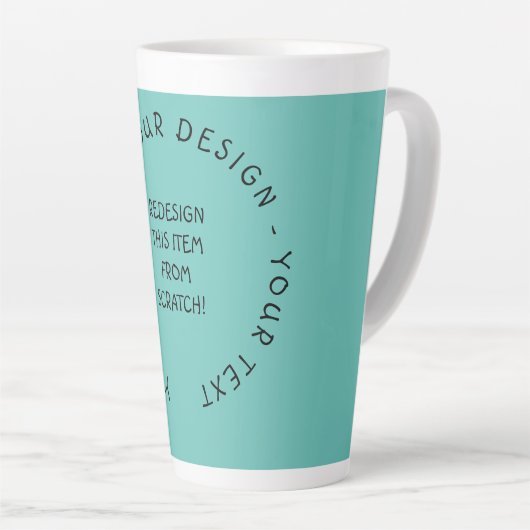 Creëer Uw eigen Latte Mok (Rechterhoek)