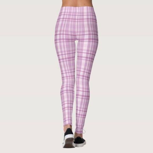 Creëer Uw eigen lavender Paars Pset Leggings (Achterkant)