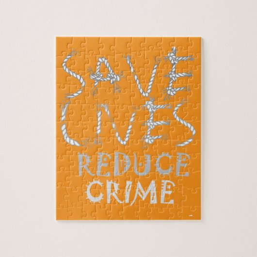 Creëer uw eigen leven met minder criminaliteit ops legpuzzel (Verticaal)