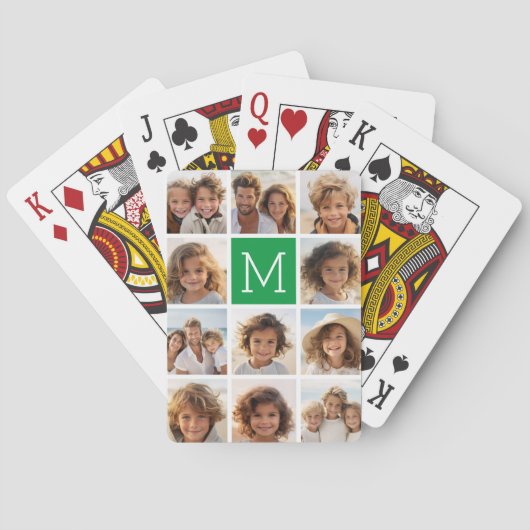 Creëer uw eigen Limoen voor fotocollage Speelkaarten (Achterkant)