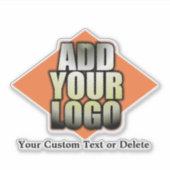 Creëer Uw eigen Logo Aangepast toevoegen Sticker (Voorkant)