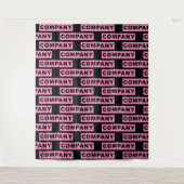 Creëer Uw eigen Logo Company Tapestry Wandkleed (Voorkant)