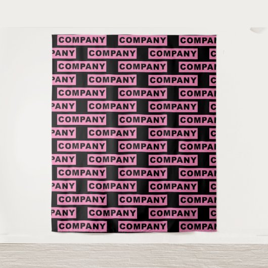 Creëer Uw eigen Logo Company Tapestry Wandkleed (Voorkant)