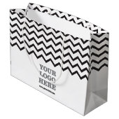 Creëer Uw eigen Logo Groot Cadeauzakje (Achterkant Gekanteld)
