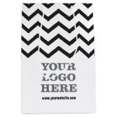 Creëer Uw eigen Logo Medium Cadeauzakje (Voorkant)