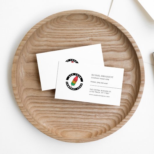 Creëer uw eigen Logo minimalistisch Visitekaartje