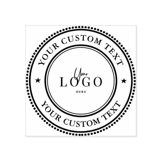 Creëer Uw eigen Logo voor bedrijfsgebruik Rubberstempel (Afrduk)