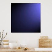 Creëer Uw eigen Low Lights Achtergrond - Indigo Poster (Keuken)