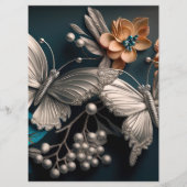 Creëer uw eigen luxe  vlinder menu (Achterkant)