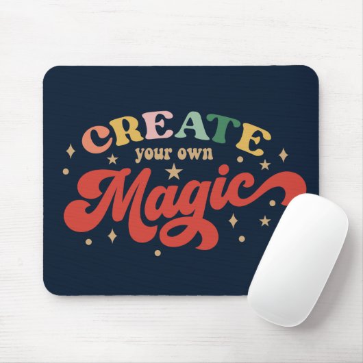 Creëer Uw eigen Magic Grl Pwr Girl Power Muismat (Met muis)