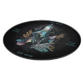 Creëer Uw eigen Magical Crystals Glass Altar Board Snijplank (Hoek)