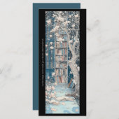 Creëer Uw eigen Magnolia Library Bladwijzer Kaart (Voorkant / Achterkant)