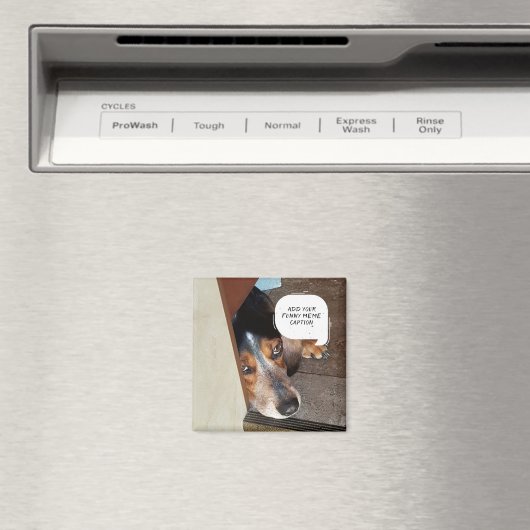 Creëer Uw eigen Meme Custom Funny Photo Magneet (Insitu (Vaatwasser))
