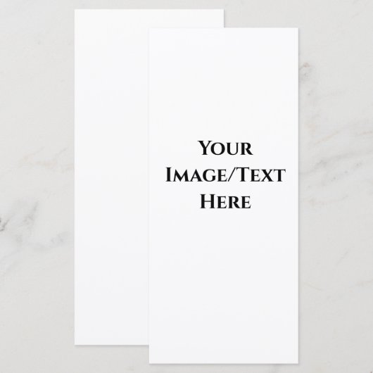 Creëer Uw eigen Menu (Voorkant / Achterkant)