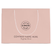 Creëer uw eigen merk Bord roze Groot Cadeauzakje (Voorkant)