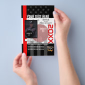 Creëer Uw Eigen met 3 afbeeldingen en 9 lijnen tek Flyer (Hand)