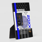 Creëer Uw Eigen met 3 afbeeldingen en 9 tekstlijne Fotoplaat (Zijkant)