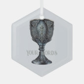 Creëer Uw eigen middeleeuwse kelk Glas Ornament (Voorkant)