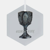 Creëer Uw eigen middeleeuwse kelk Glas Ornament (Achterkant)