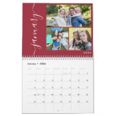 Creëer uw eigen minimaal 3 foto's collage script kalender (Jan 2026)