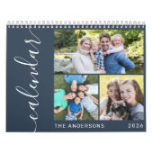 Creëer uw eigen minimaal 3 foto's collage script kalender (Hoes)