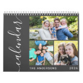 Creëer uw eigen minimaal 3 foto's collage script kalender (Hoes)
