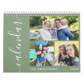 Creëer uw eigen minimaal 3 foto's collage script kalender (Hoes)